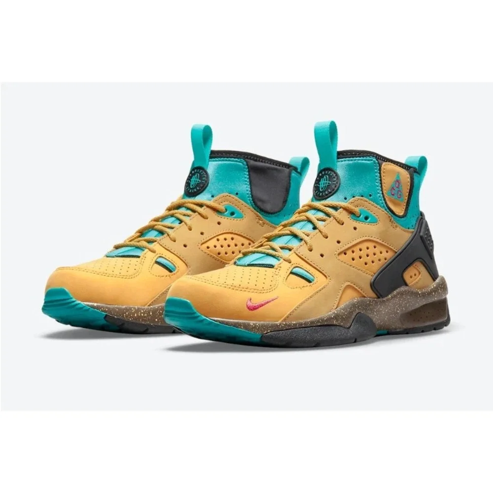 Nike ACG Air Mowabb Men's‎ Size 7 Light Brown Twine Teal Boots DC9554-700 - NEW